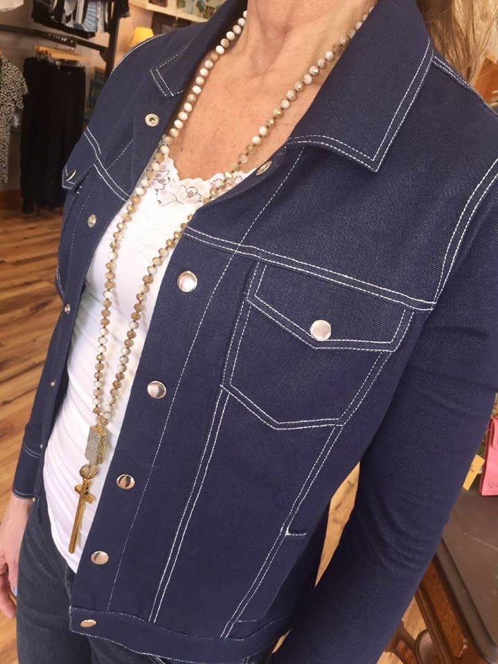 5700U - Classic Jean jakke - UNISEX DIMENSIONERING for engroshandel hos Laura Hlavac