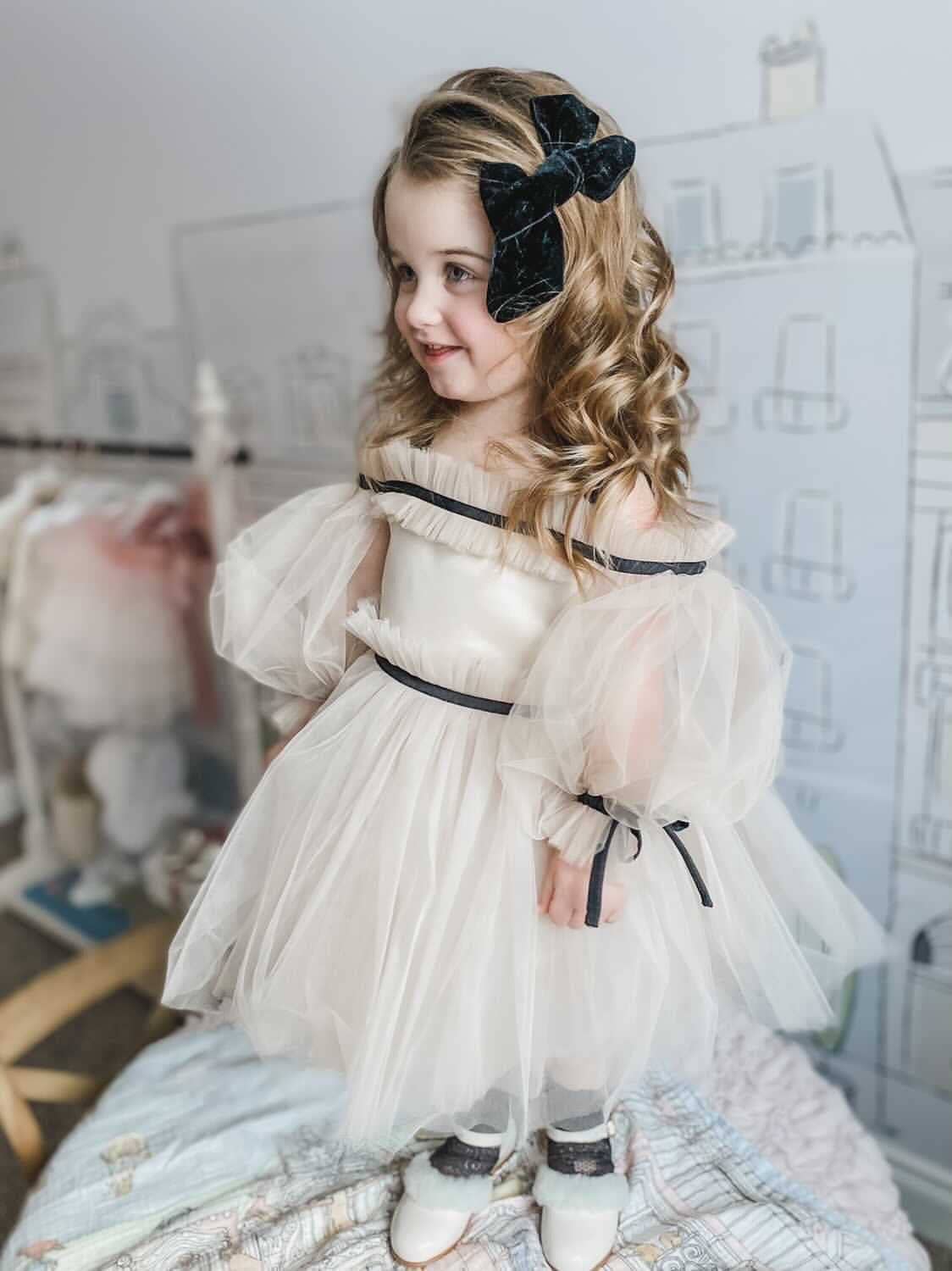 Petite Maison Kids - Wholesale Dress - Kids - Coco-Caramel Tulle Dress19