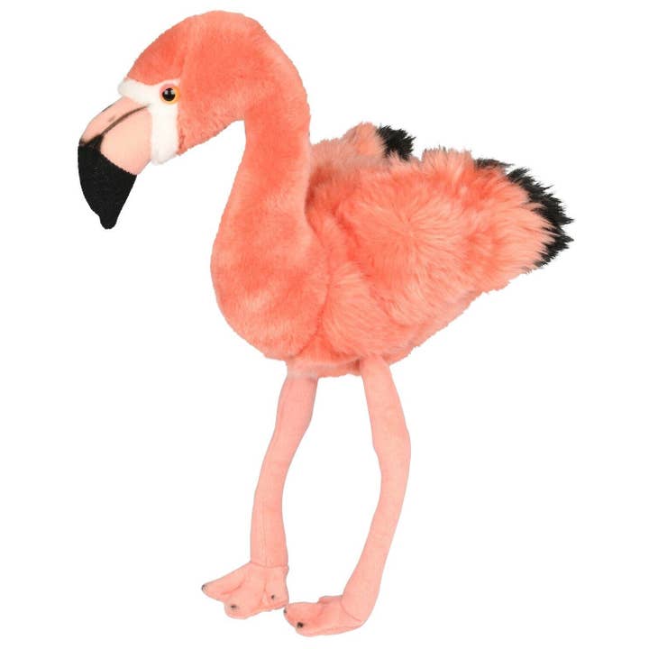 Uni Toys - Vente Peluche – enfant et bébé - Flamant rose - avec boucle - doudouille/peluche2