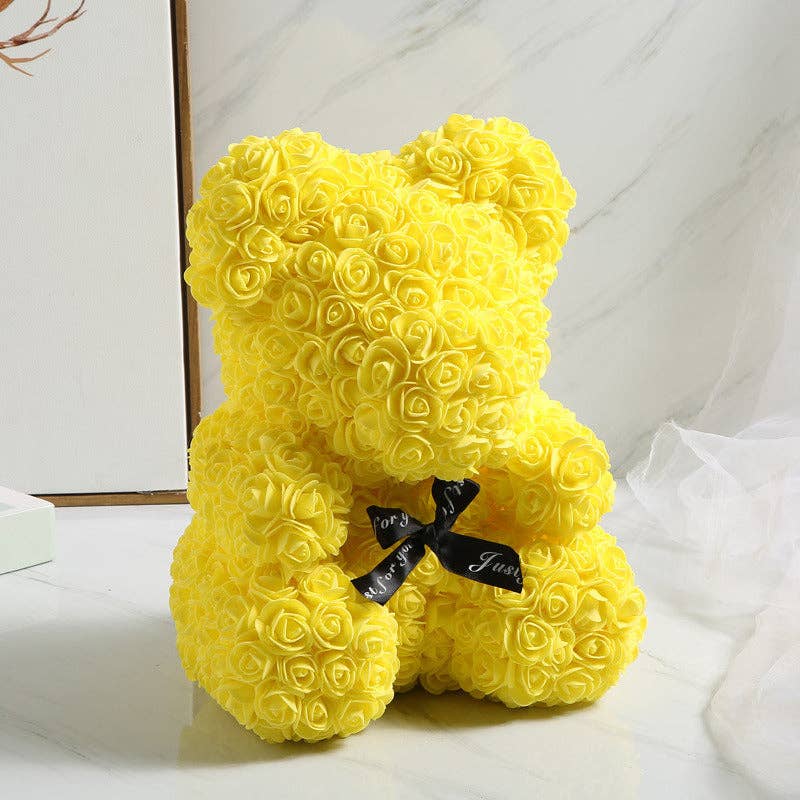 Fashion Quality Boutik – wholesale Artificial flowers – Rose Bear - Rose Flower Bear Hand Made Rose Teddy Bear13