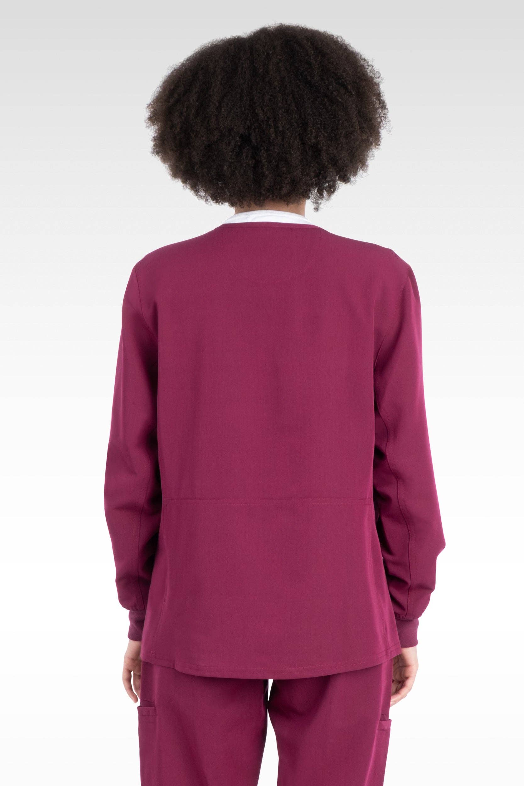 Aura Naturale - Wholesale Healthcare Uniform - Women's - Tana Women Round Neck Zipped Scrubs Jacket 4 Pockets (17050)13