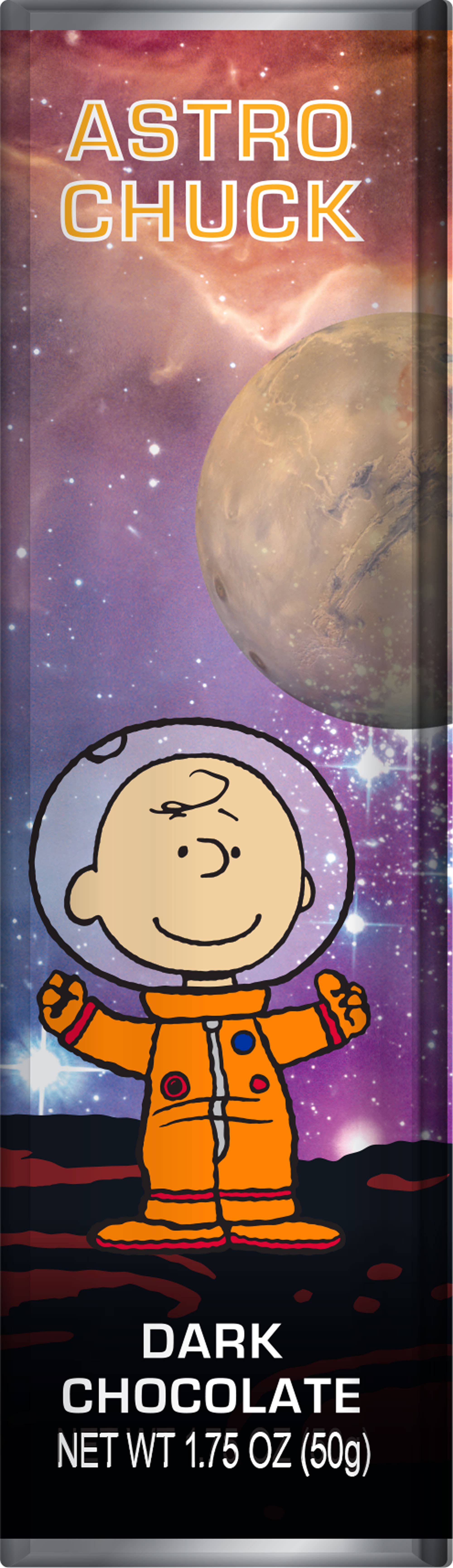 Astor Chocolate Corp. - Wholesale Chocolate Bar - Snoopy Peanuts Gang space theme chocolates 5-bar gift pack 2