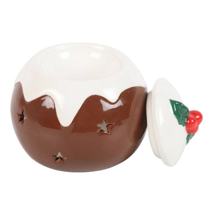 Something Different Wholesale – wholesale Oil warmer – Christmas Pudding Oil Burner