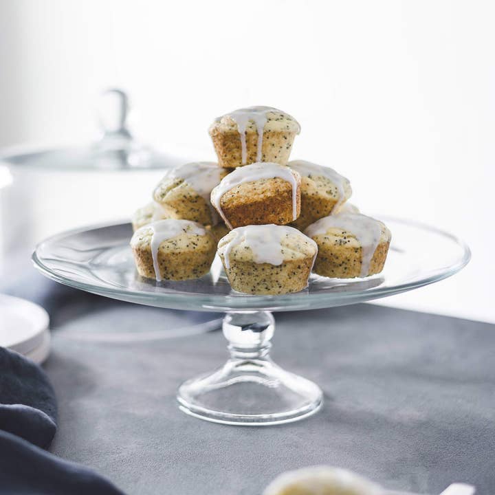 Libbey - Wholesale Cake Stand - Libbey Selene Glass Cake Stand with Dome