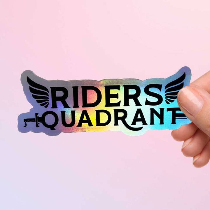 Fourth Wing Riders Quadrant Sticker for wholesale by Bookish Queen