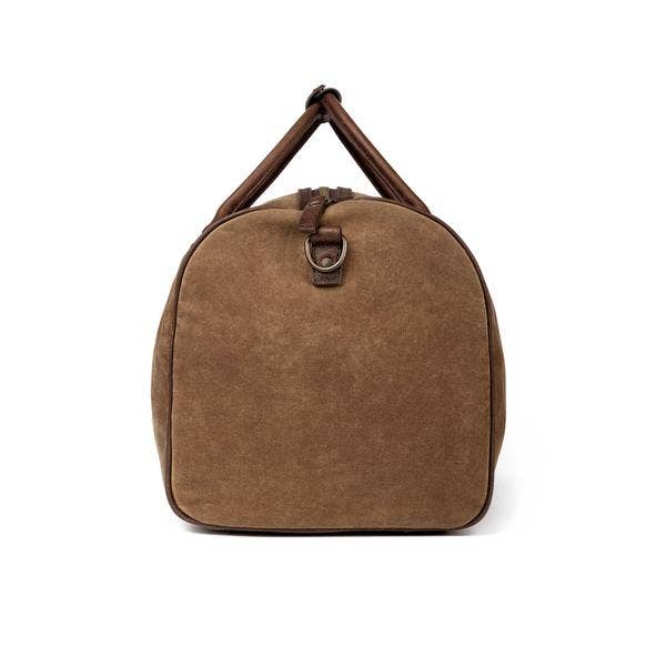 Mission Mercantile Leather Goods - Wholesale Weekender Bag - Unisex - Campaign Waxed Canvas Large Field Duffle Bag
