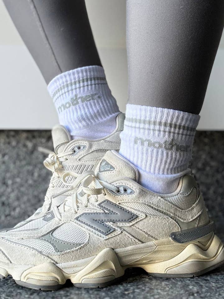 Mother Hats - Wholesale Socks - Women's - Mother. Throwback Half Crew Striped Socks3