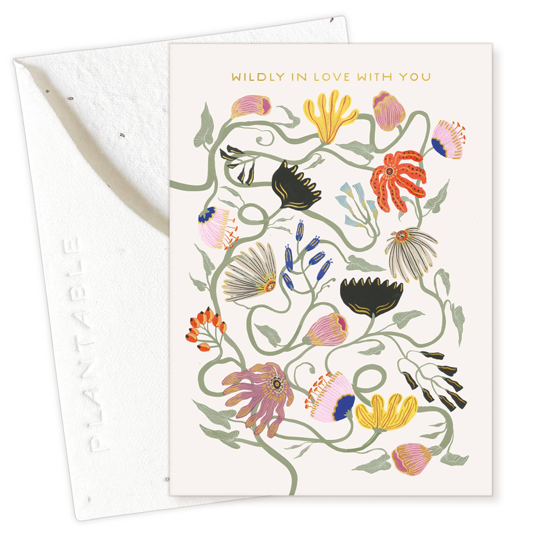 Seedlings - Wholesale Friendship Card - Wildly In Love Sprout - Love + Friendship Mini Greeting Card2