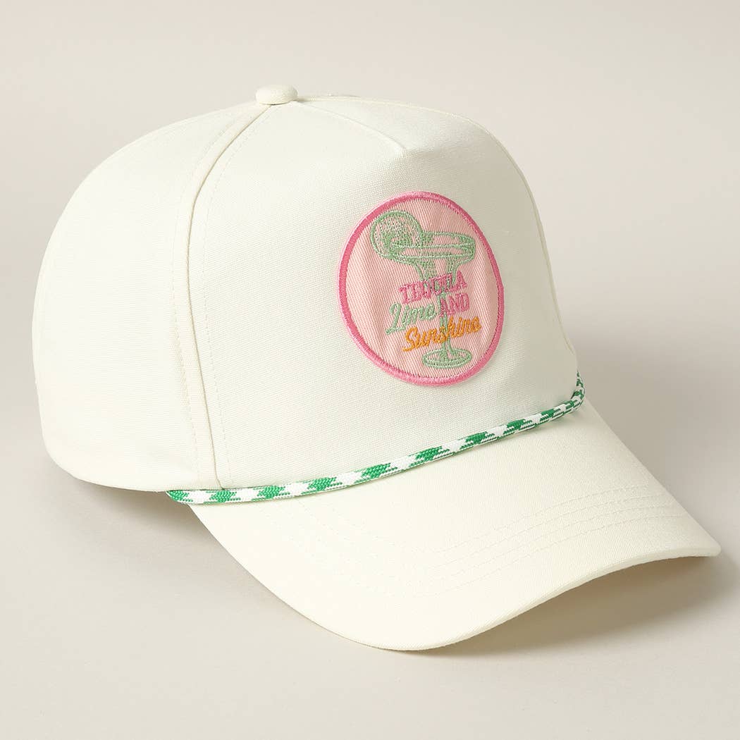 Fashion City - Wholesale Trucker Hat - Unisex - Tequila Lime and Sunshine Embroidery Trucker Hat4