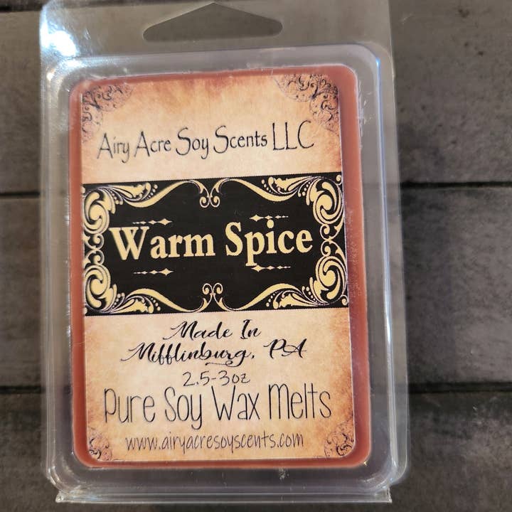Warm Spice for wholesale by AIRY ACRE SOY SCENTS LLC