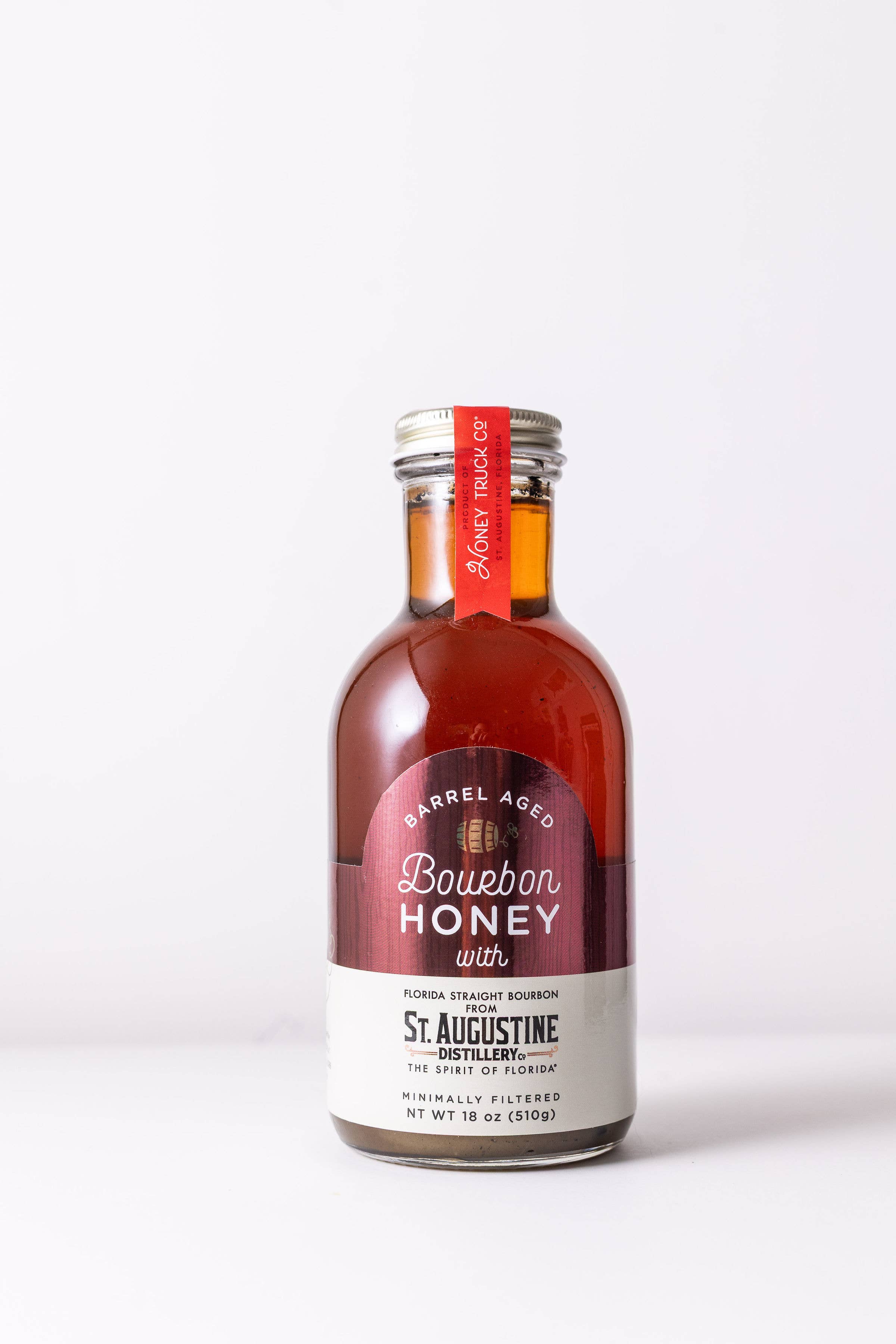 Honey Truck Company - Wholesale Honey - Bourbon Honey | Raw, Unfiltered, | 12-pack | 18 oz