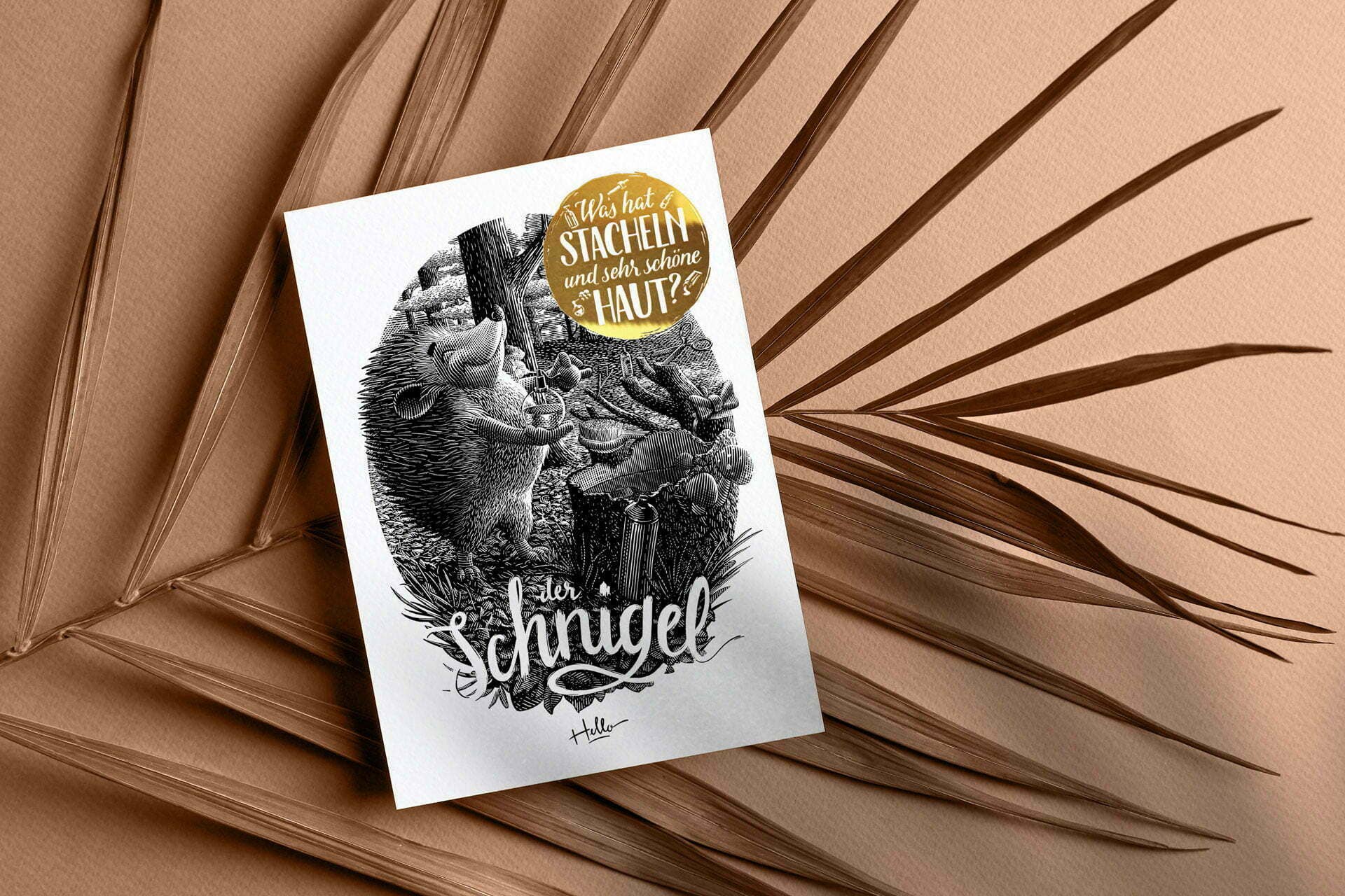 Hellogerowsky - Wholesale Postcard - The Schnigel (postcard)