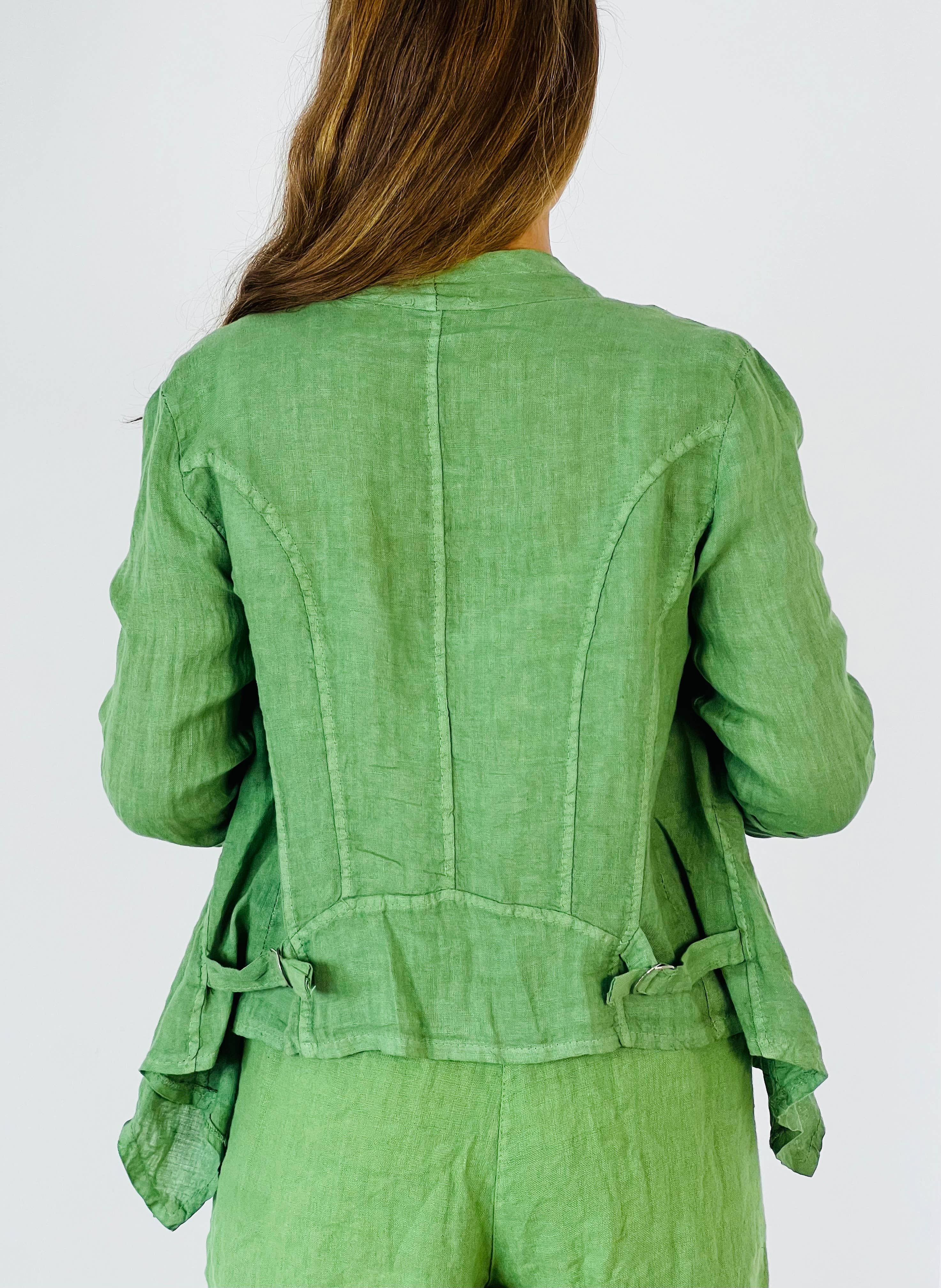 Linen & More - Wholesale Jacket - Women's - REF 192 SHORT CARDIGAN 100% LINEN18