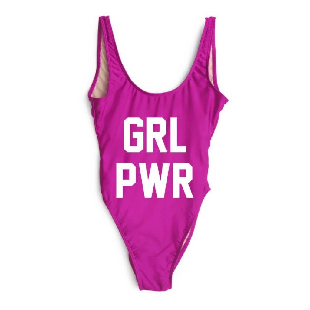 Private Party - Wholesale One Piece Swimsuit - Women's - GRL PWR [SWIMSUIT]0