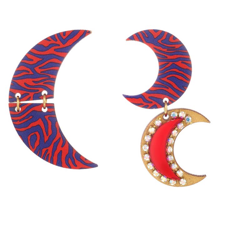 Zebra Moon Örhängen för wholesale av SUSANA FARINHA JEWELRY