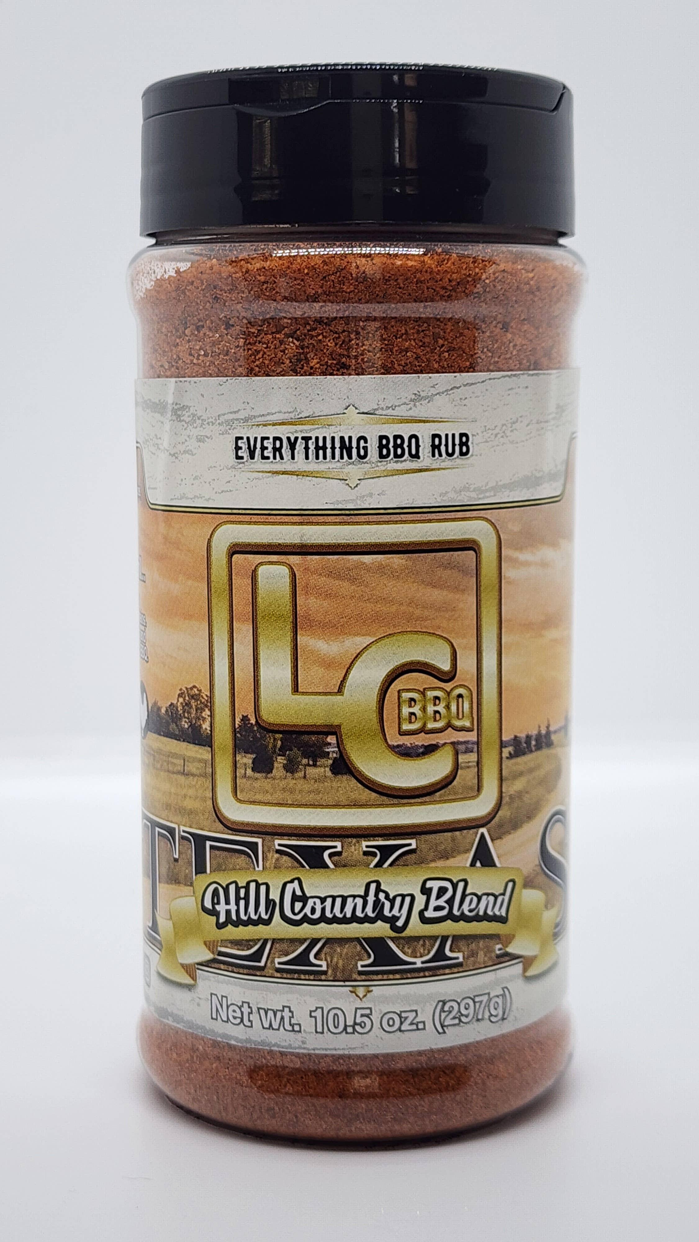 LC BBQ - Wholesale Rub - Texas Hill Country Blend - 10.5oz Shaker1