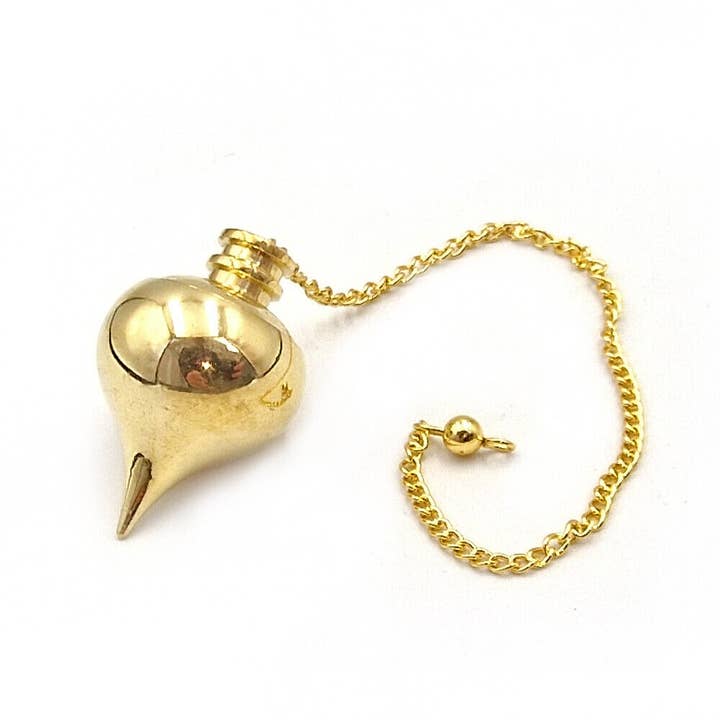 Shamans Crystal - Wholesale Meditation Supplies - Brass Pendulums, Brass Dowsing Pendulums with Gift Pouch5