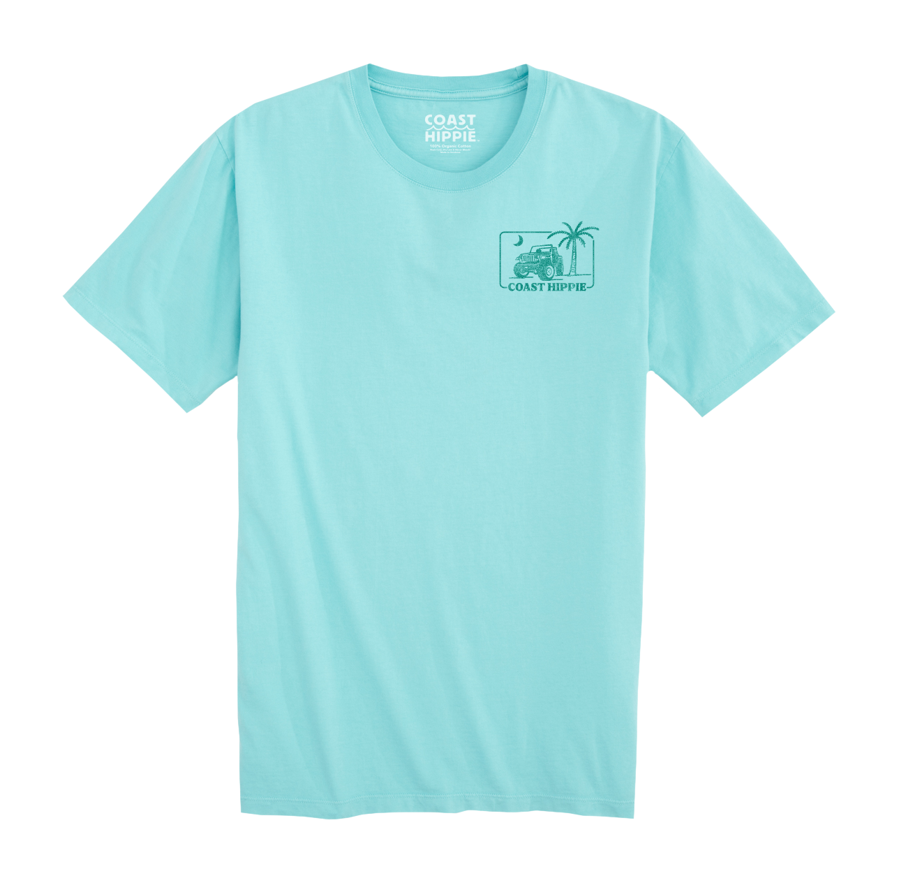 Coast Hippie - Wholesale Screen Printed T-Shirt - Unisex - Palm Jeep SS4