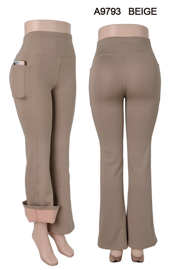 SSImport - Wholesale Pants - Women's - A9793 WINTER FLAIR PANTS FUR LINED W/ POCKETS MIX SIZE 12PCS1