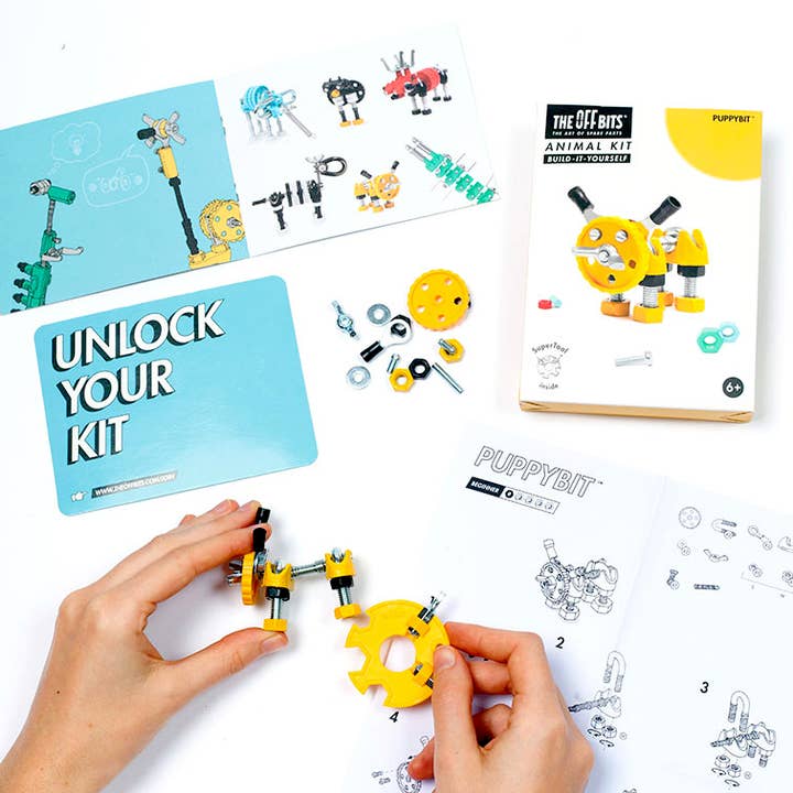 The OffBits - Wholesale Toy Set - Kids - PuppyBit - Animal Kit: Robot Dog construction kit, STEM kit2