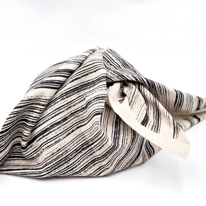 Bento Bread Bag (Large) - Black Stripes for wholesale by Matilde Beldroega