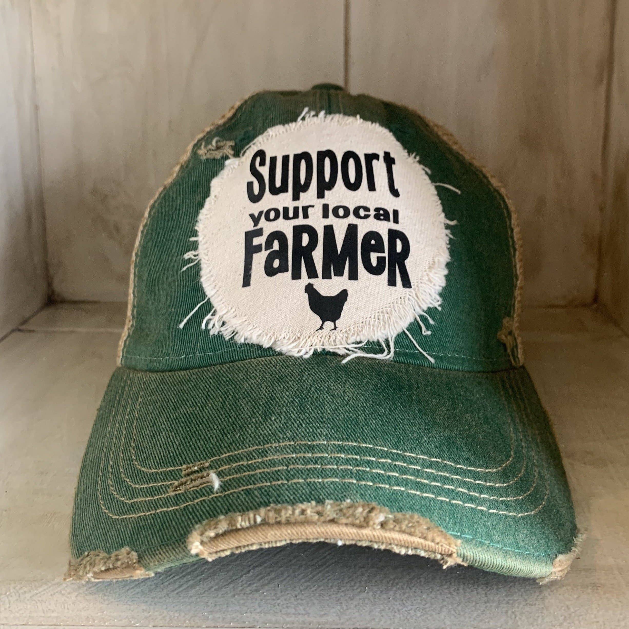 BohoGroove - Wholesale Trucker Hat - Women's - Support Your Local Farmers Hat13