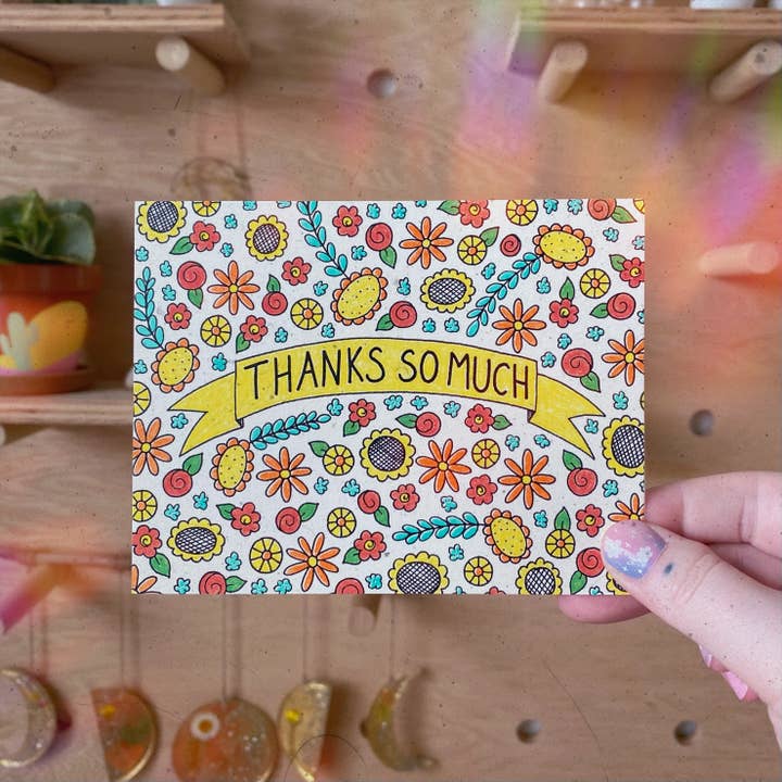 Thank You Thanks So Much Card for wholesale by Chateau Blanche
