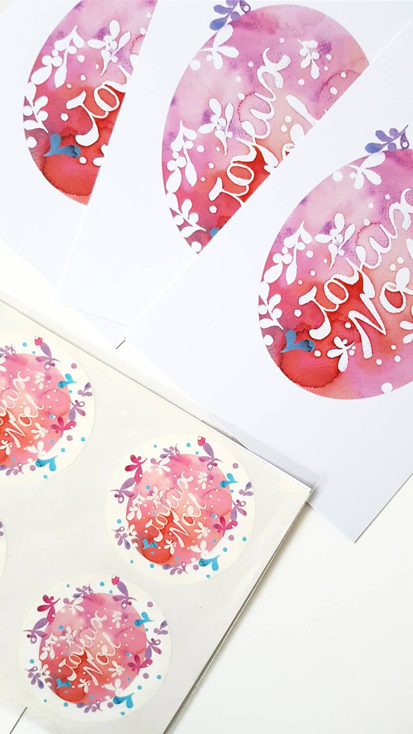 Thévy Guex - Wholesale Gift Tag Label - SET OF 12 SELF-ADHESIVE MERRY CHRISTMAS LABELS4