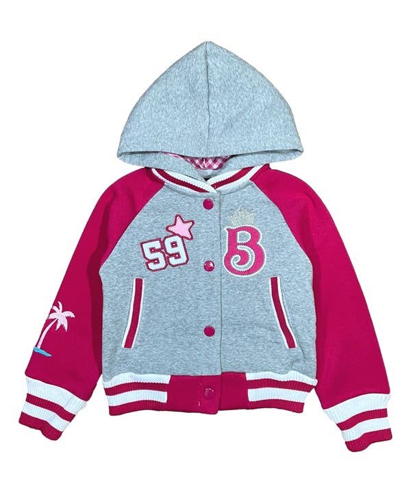 Unik - Wholesale Varsity/Baseball Jacket - Women's - Barbie Varsity Jacket 2-410