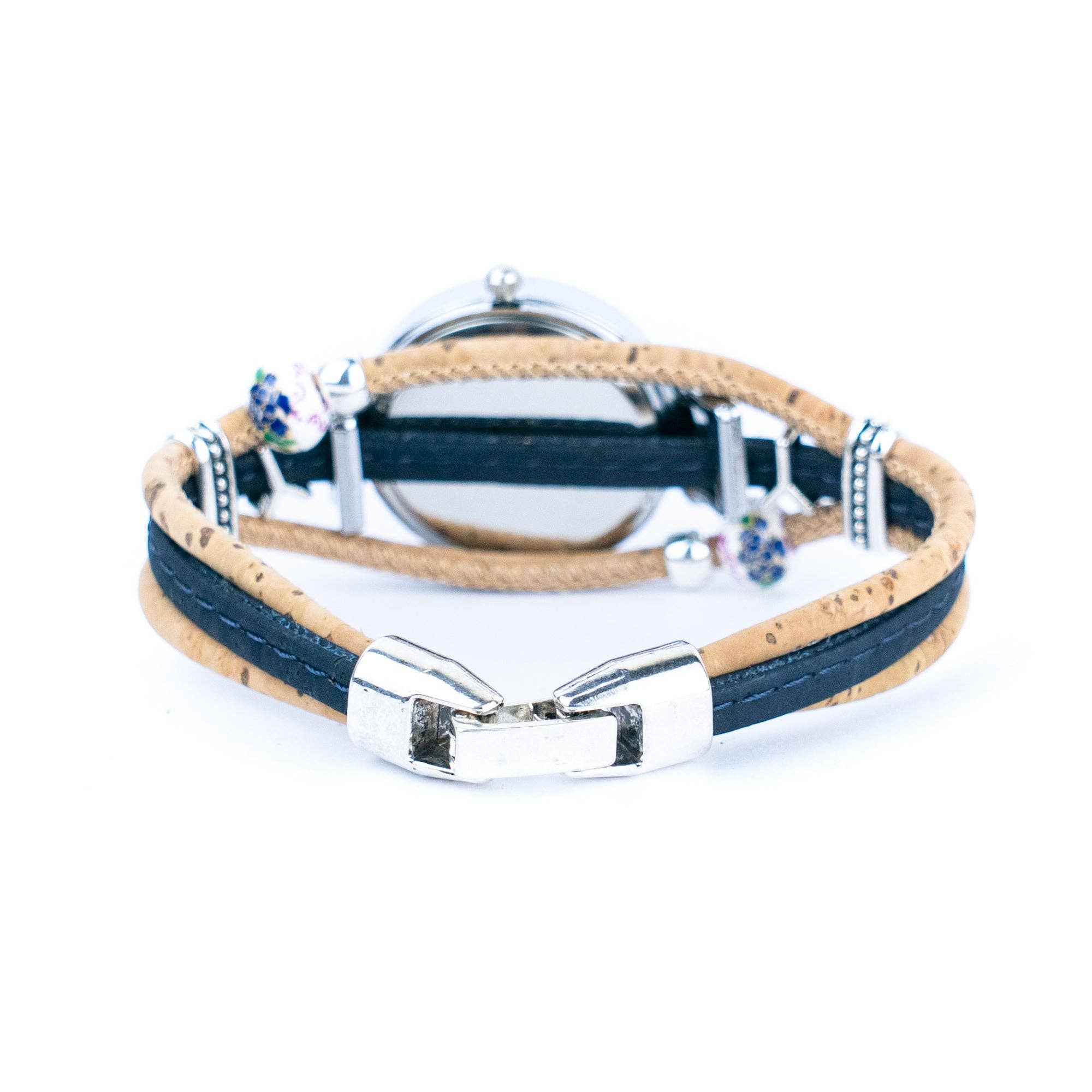 Meninas Bonitas Cork - Wholesale Wrist Watch - Women's - Natural cork line handmade ladies fashion watch WA-4575