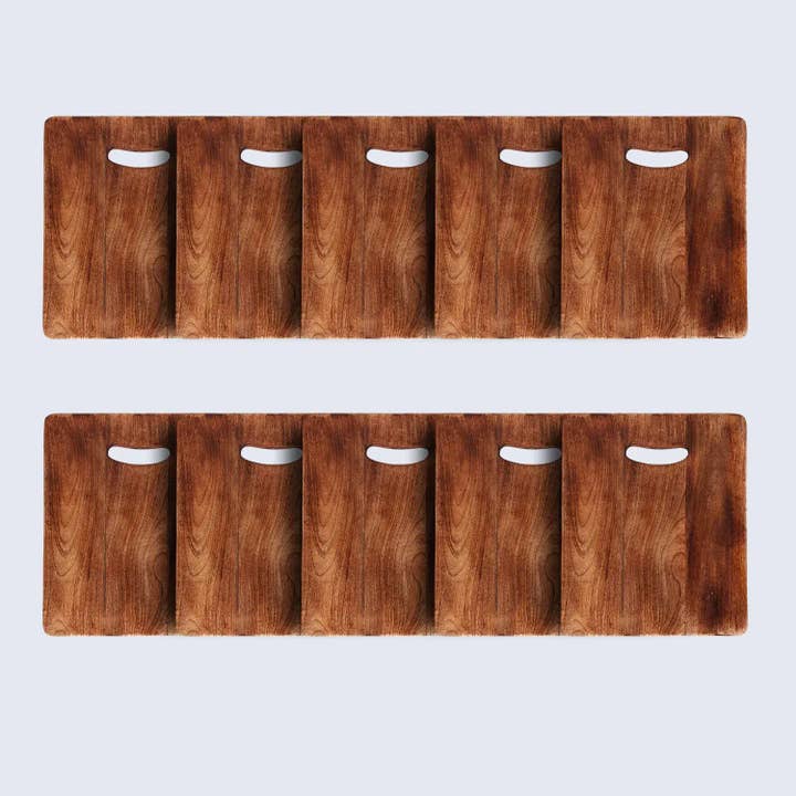 Muqeem & Brothers - Wholesale Cutting Board - Chopping Board Rectangular Slot Handle –Wood, Pack of 10
