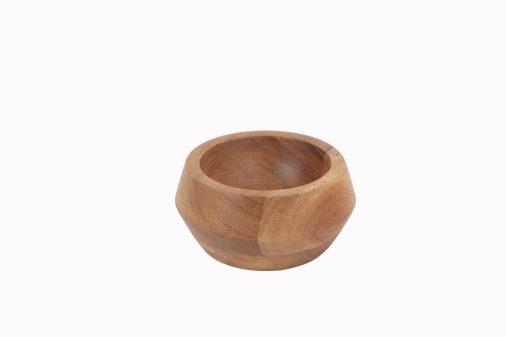 India Handicrafts Inc - Wholesale Decorative Plate/Dish/Bowl - Small Handmade Wood Fruit Bowl1