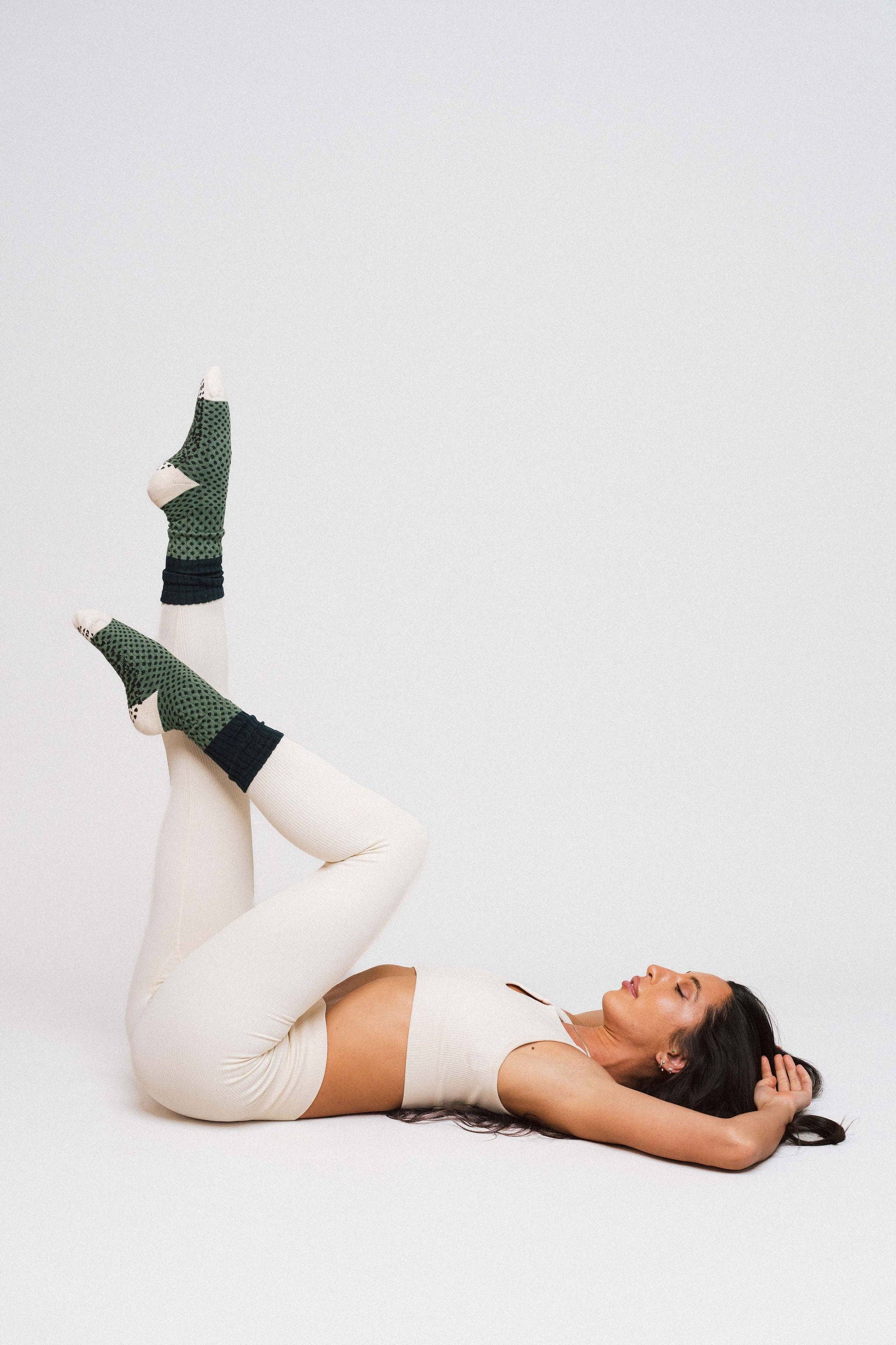 Pilates Honey - Wholesale Socks - Women's - Textured Dot Vintage Tube1