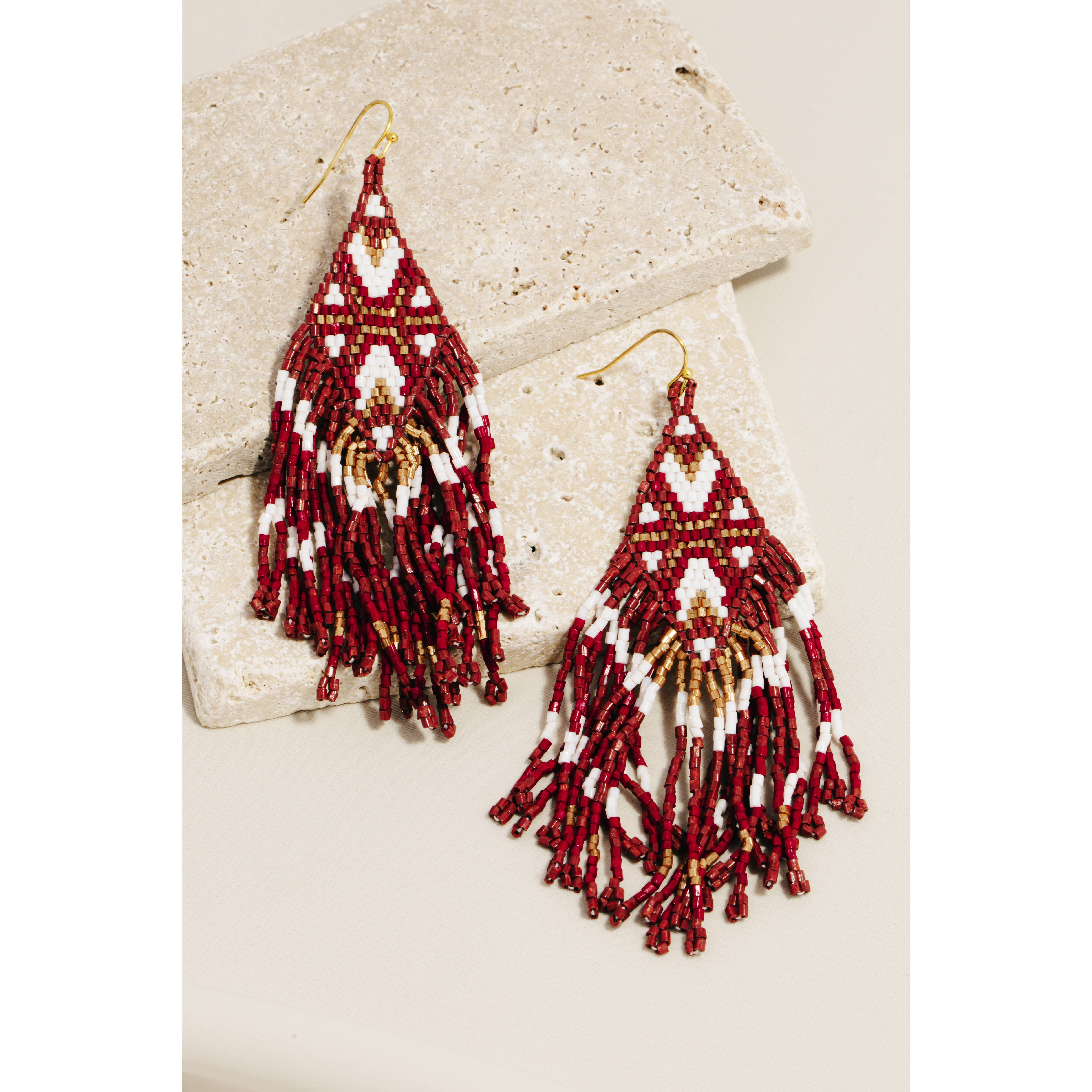 Anarchy Street - Wholesale Tassel Earrings - Seed Beaded Boho Fringe Earrings4