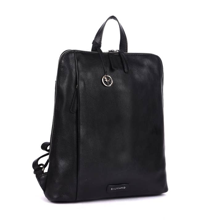 Putney – Leather Zip Backpack for wholesale by SILVIANO