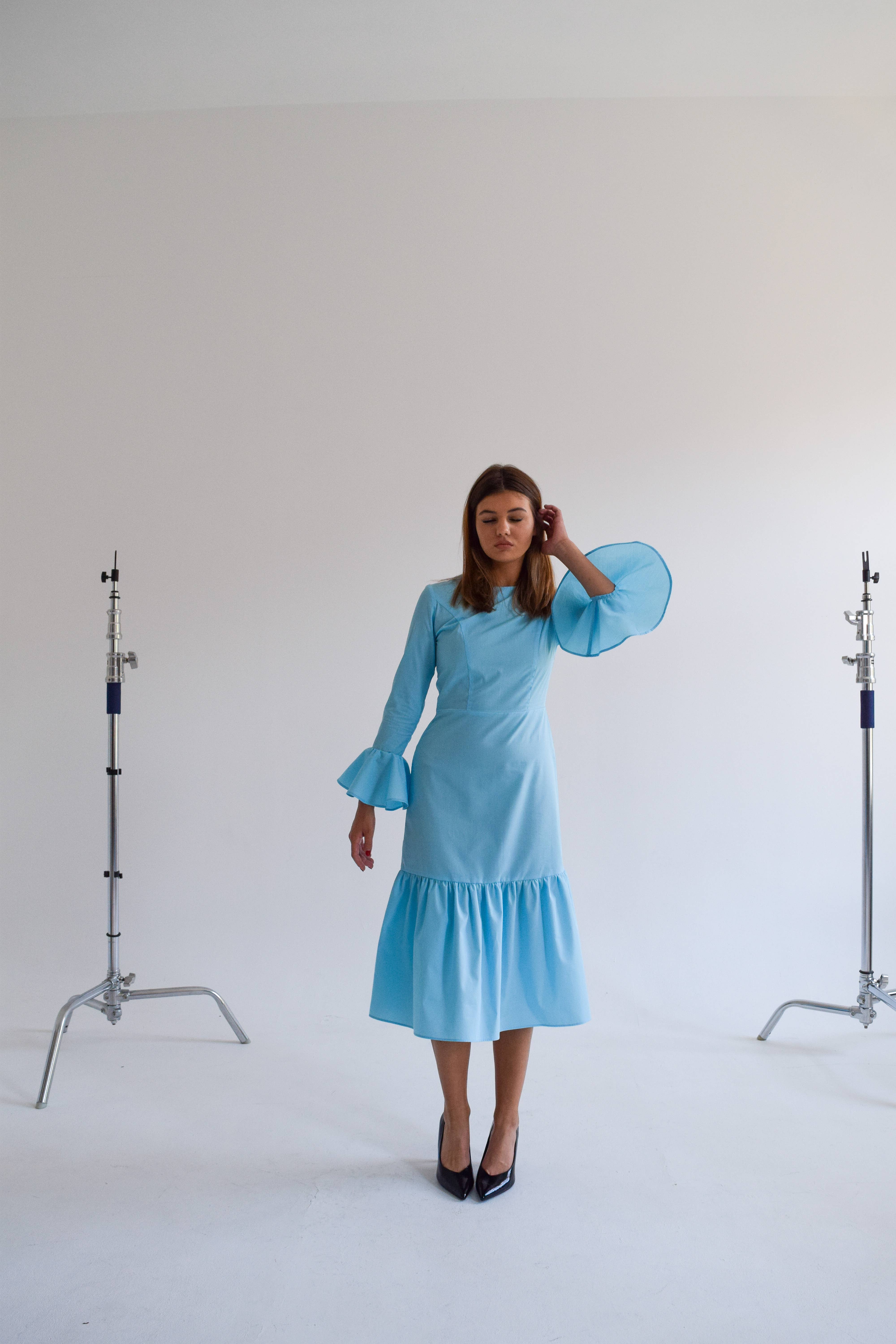 EHE Apparel - Wholesale Dress - Women's - Audrey cotton mix dress4