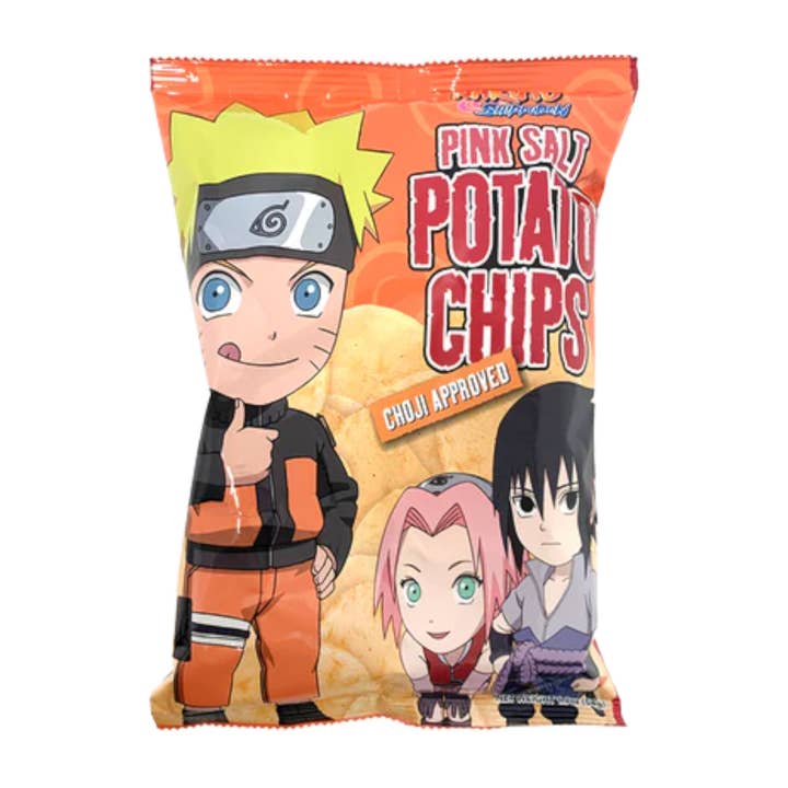 Cow Crack Wholesale - Wholesale Chips - Naruto Pink Salt Potato Chips