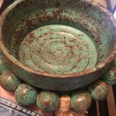 ClareVon Candles - Vendita all'ingrosso Portacandele - Candela rotonda con perline5