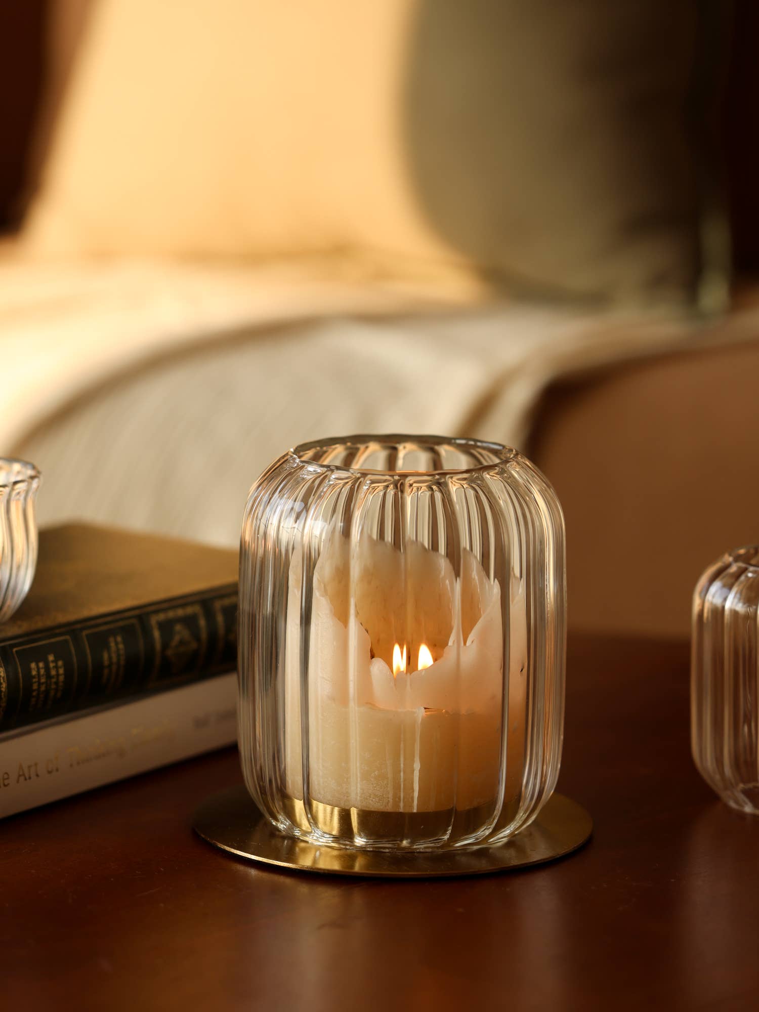 Fleck - Wholesale Candle Holder - Kira Glass Lantern, Large5