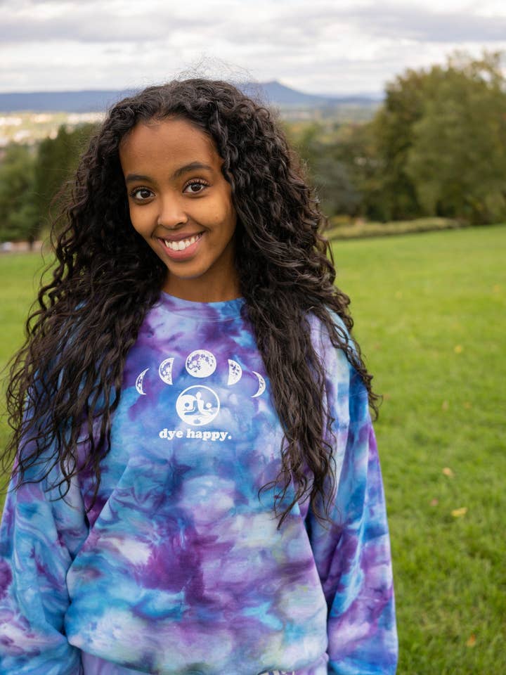 Mystic Moonrise Tie Dye Jumpsuit for wholesale by Dye Happy