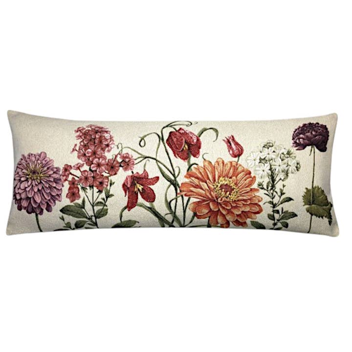 Zinnia Decorative Tapestry Pillow for wholesale by STP