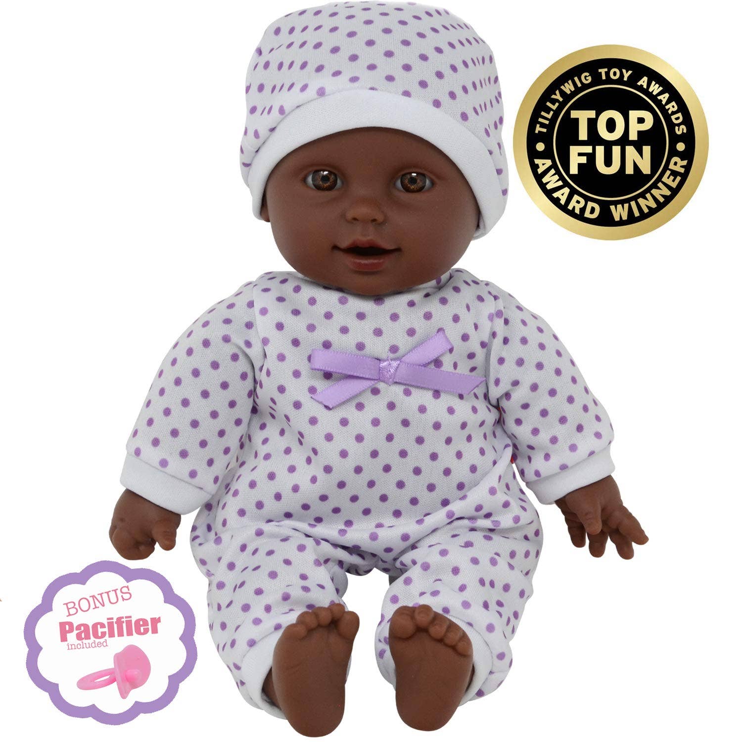 Wholesale The New York Doll Collection 11 Doll Striped W/ Pacifier for  your store - Faire