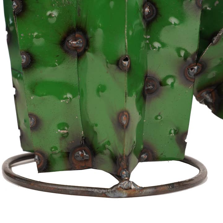 My Amigos Imports - Wholesale Outdoor Ornament/Decor - Sahuaro Metal Cactus-Garden-Yard Art-13x5x10H-Small