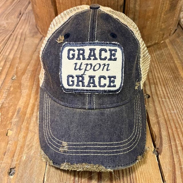 The Goat Stock - Wholesale Honkbalpet - Uniseks - Grace Upon Grace Hat