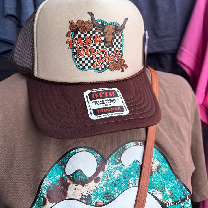 Cappellino da camionista Take No Bull per la vendita all'ingrosso da parte di The Wild and Western