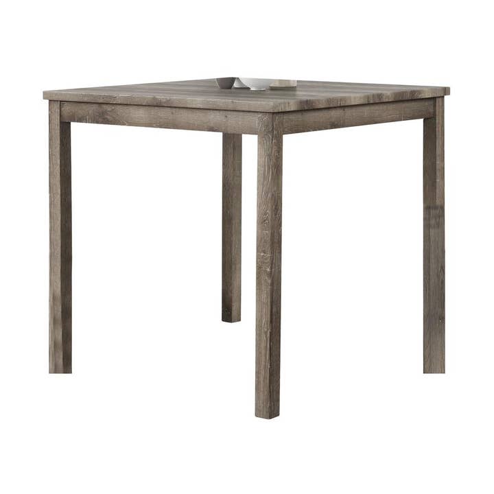 Best Master Furniture Vitaliya Square Wood Counter Height Dining Table in Oak for wholesale by Giniverse108