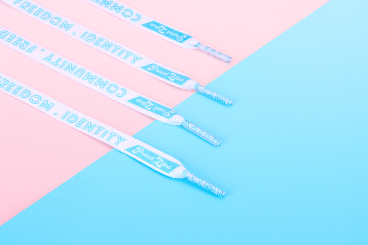 Proud Zebra – Engroshandel Skopynt - Dame – Trans Pride Flag Kærlighed Blonder L7