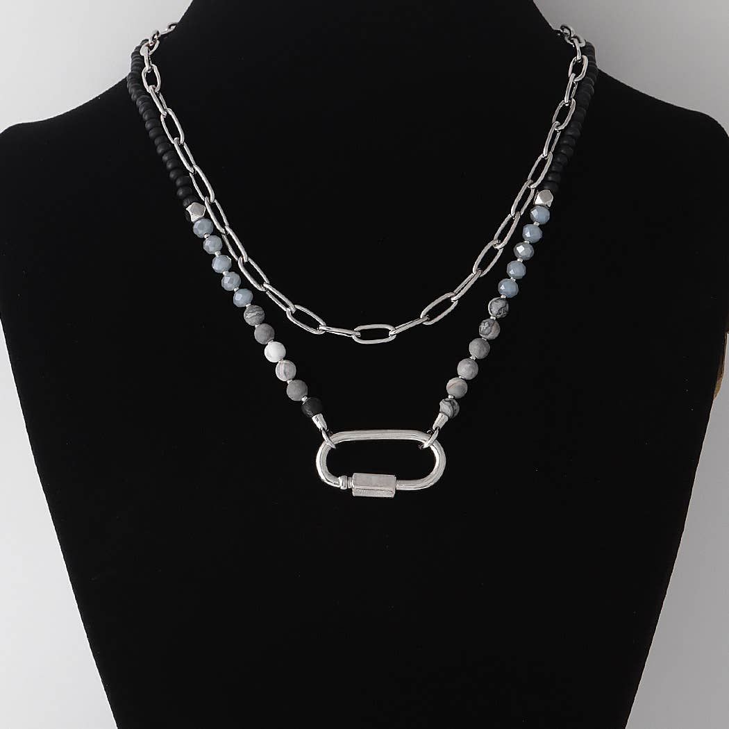 3AM BY H&D ACCESSORIES - Wholesale Pendant/Charm Necklace - Mix N Match Bulk Lock Necklace5