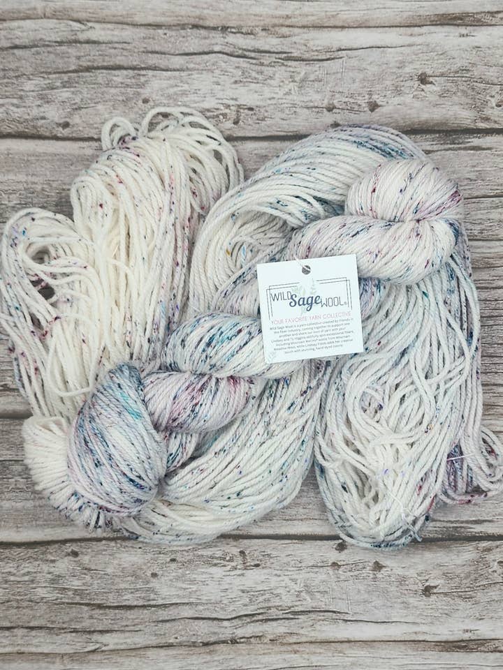 Snow Drift - DK - RTS for wholesale by Wild Sage Wool