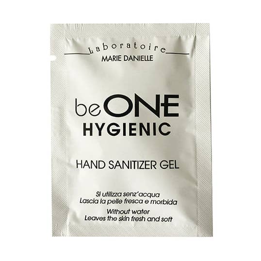 beONE HYGIENIC GEL IGIENIZZANTE MANI 3 ML conf. 20 pz. per la vendita all'ingrosso da parte di Marie Danielle
